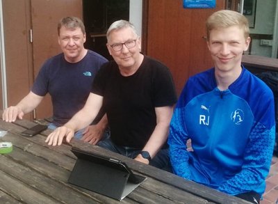 Starkes Team von Blau Weiß Assee