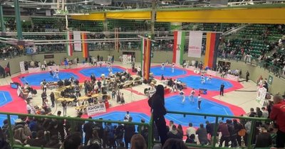 Sporthalle Taekwondo Meisterschaft